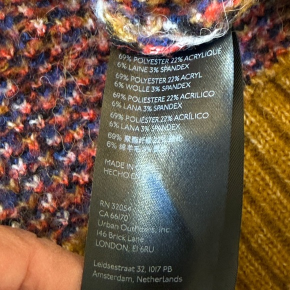 Maeve Plaid Boxy Sleeveless Sweater Vest Womens S Preppy School Girl Academia - Picture 5 of 7